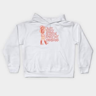 Just Boot Scootin' Away My Problems Kids Hoodie